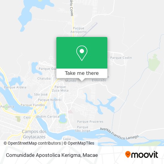 Comunidade Apostolica Kerigma map