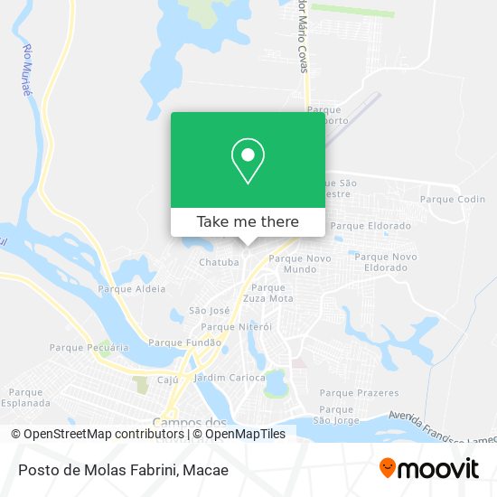 Posto de Molas Fabrini map