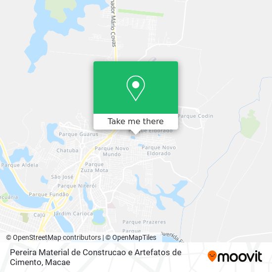 Pereira Material de Construcao e Artefatos de Cimento map