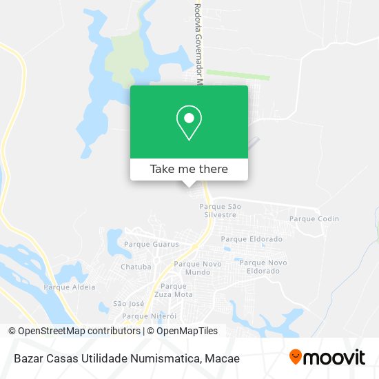 Bazar Casas Utilidade Numismatica map