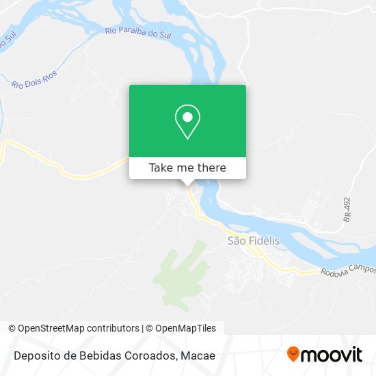 Deposito de Bebidas Coroados map