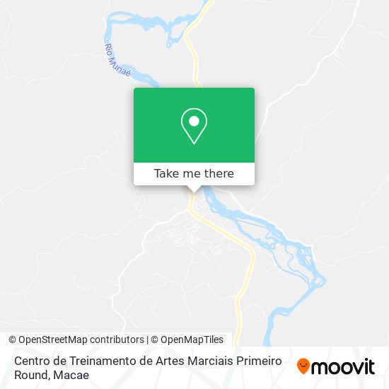 Centro de Treinamento de Artes Marciais Primeiro Round map