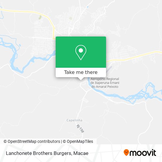 Lanchonete Brothers Burgers map