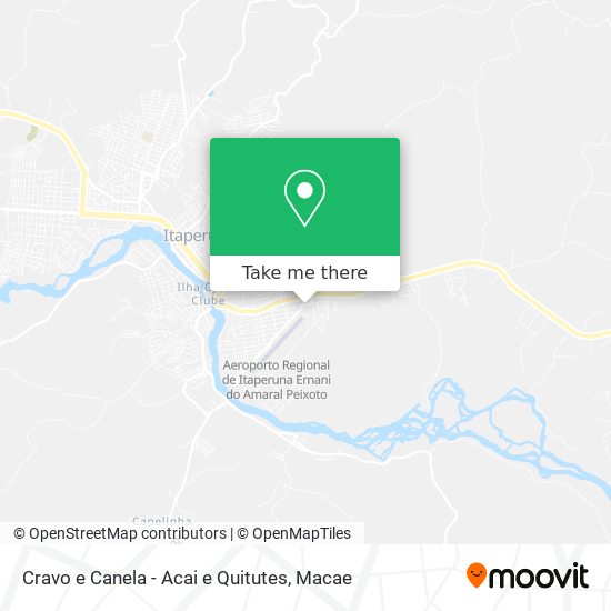 Cravo e Canela - Acai e Quitutes map