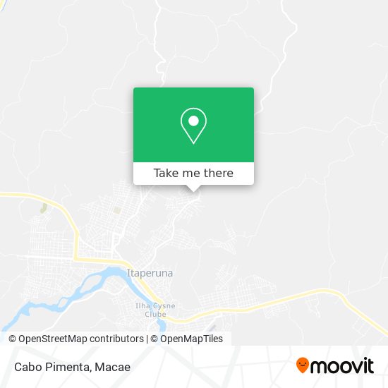 Cabo Pimenta map