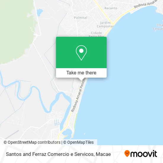 Santos and Ferraz Comercio e Servicos map