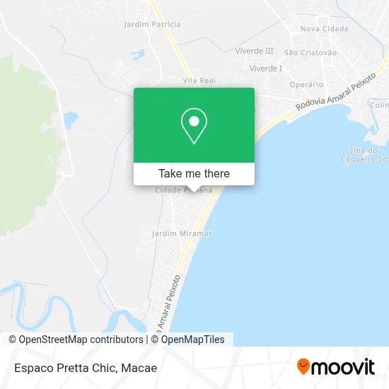 Espaco Pretta Chic map