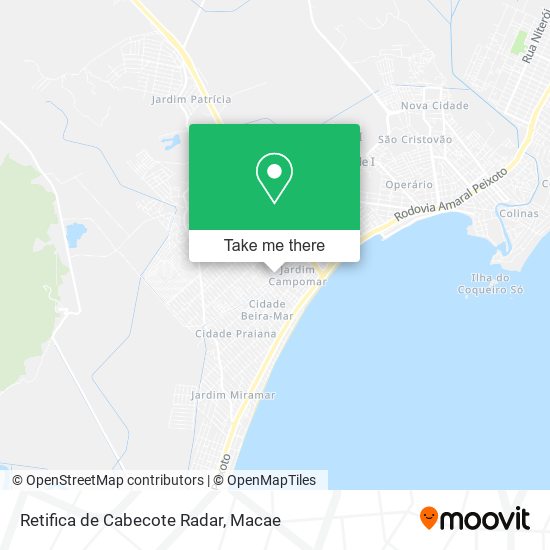Retifica de Cabecote Radar map