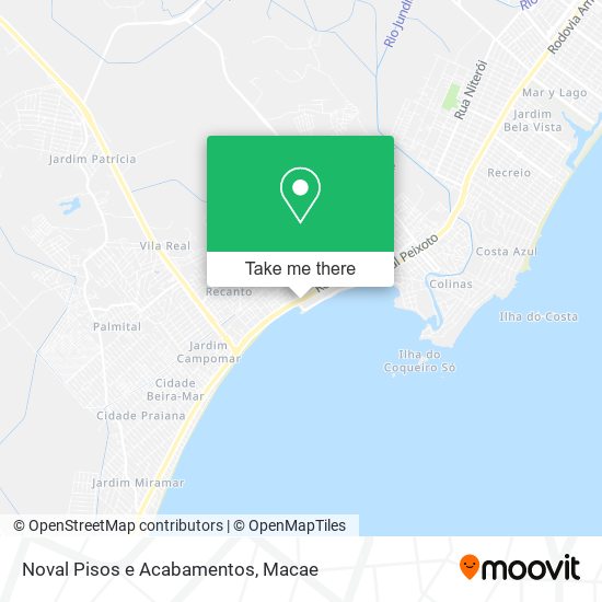 Noval Pisos e Acabamentos map