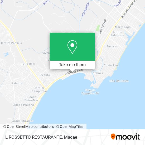 L ROSSETTO RESTAURANTE map