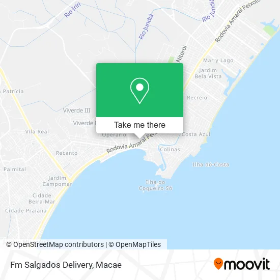 Fm Salgados Delivery map