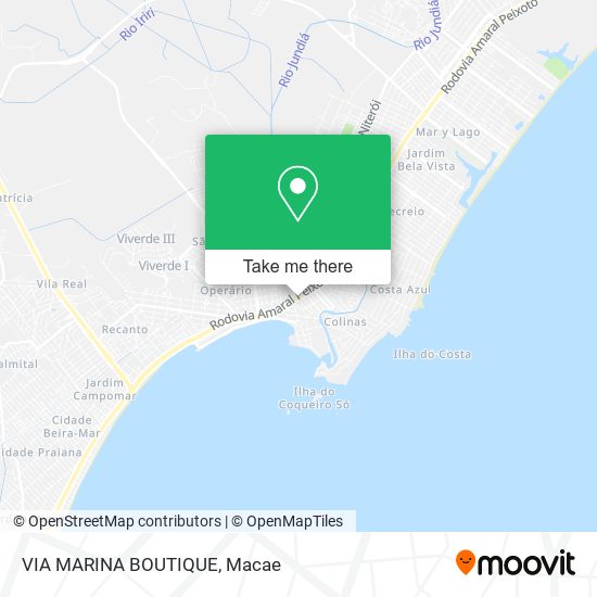 VIA MARINA BOUTIQUE map