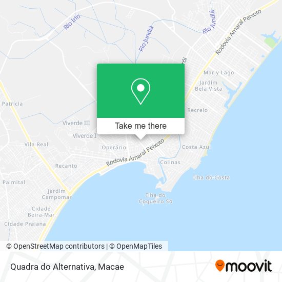 Quadra do Alternativa map