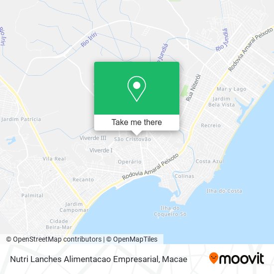 Nutri Lanches Alimentacao Empresarial map