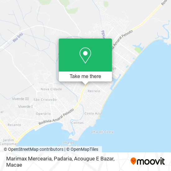 Marimax Mercearia, Padaria, Acougue E Bazar map