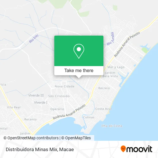 Distribuidora Minas Mix map
