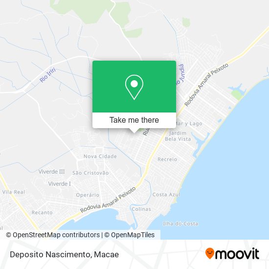 Deposito Nascimento map