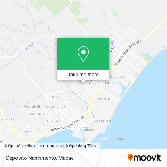 Deposito Nascimento map