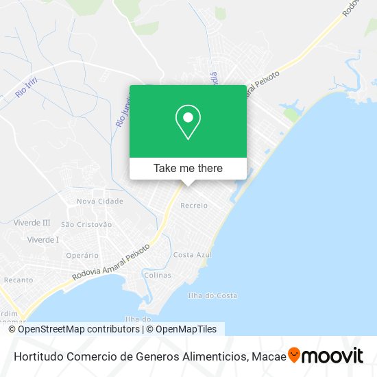 Hortitudo Comercio de Generos Alimenticios map