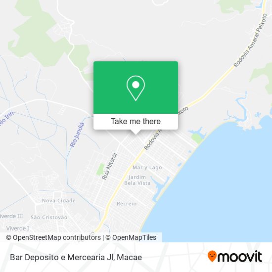 Bar Deposito e Mercearia Jl map