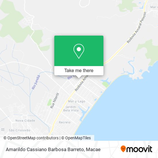 Amarildo Cassiano Barbosa Barreto map