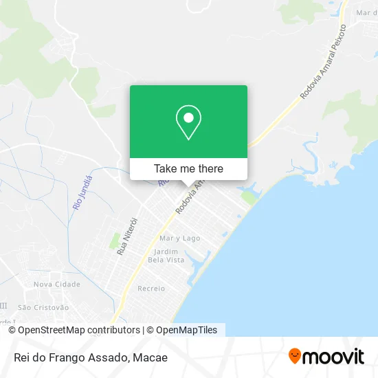 Rei do Frango Assado map