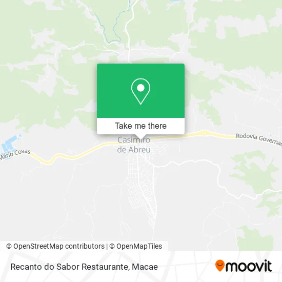 Recanto do Sabor Restaurante map