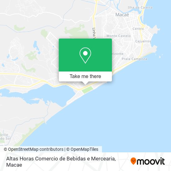 Altas Horas Comercio de Bebidas e Mercearia map