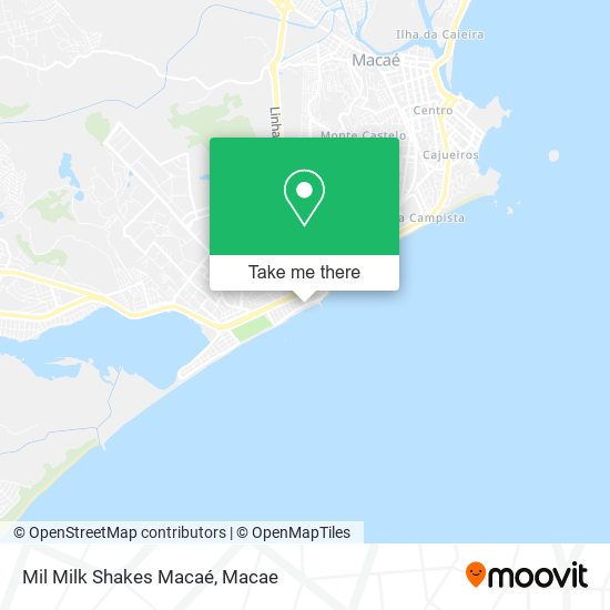 Mil Milk Shakes Macaé map