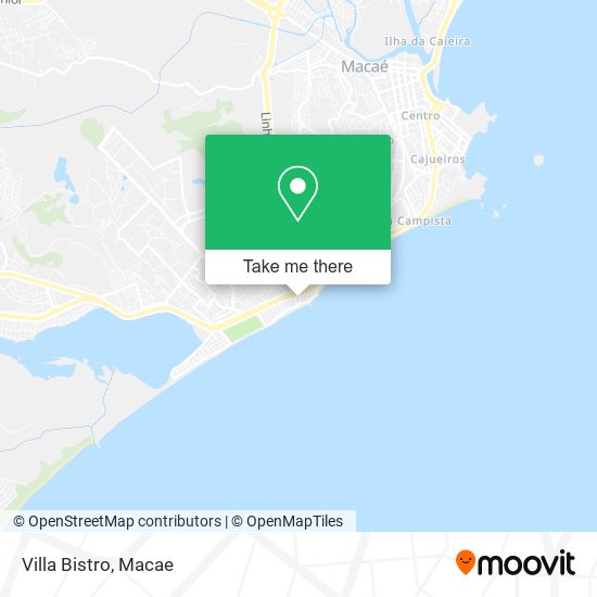 Mapa Villa Bistro