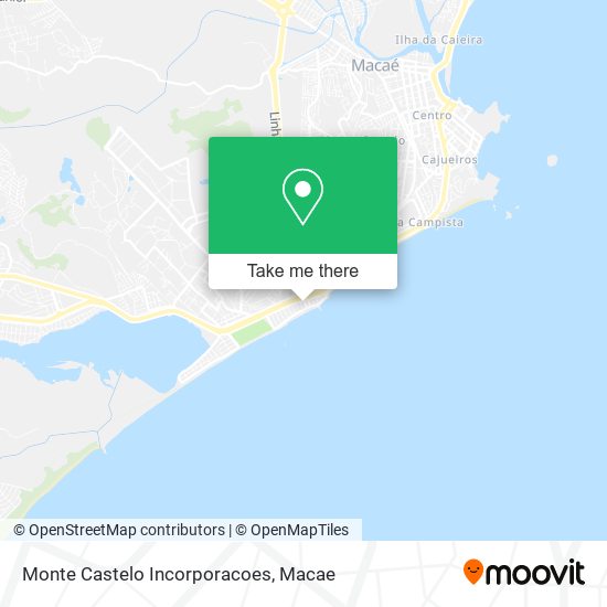 Monte Castelo Incorporacoes map