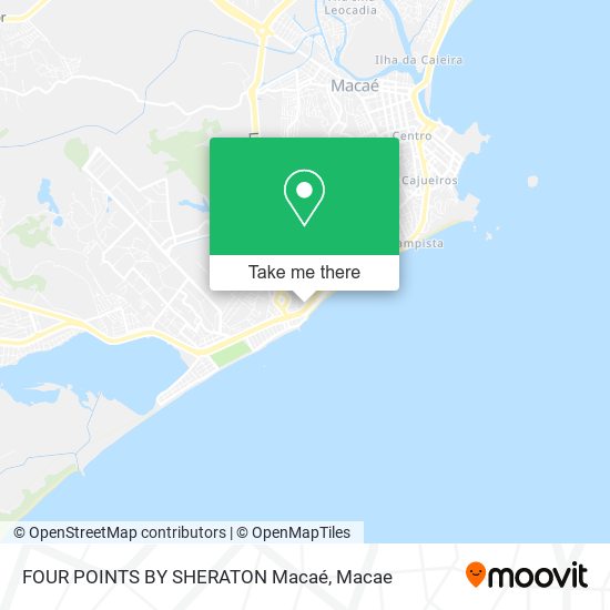 FOUR POINTS BY SHERATON Macaé map