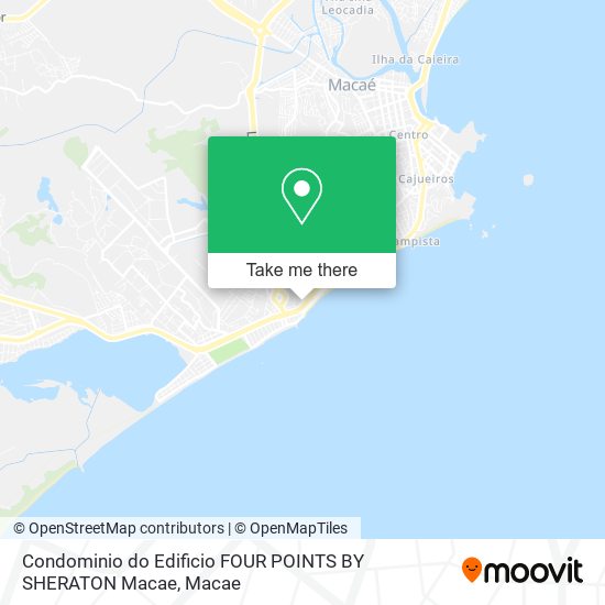 Condominio do Edificio FOUR POINTS BY SHERATON Macae map