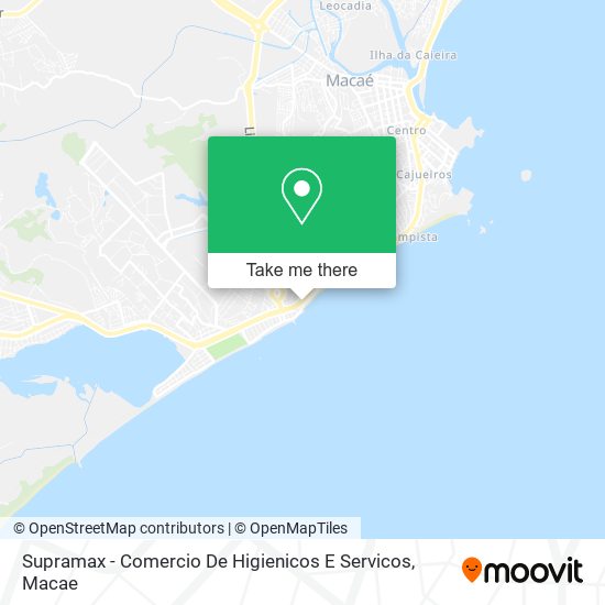 Mapa Supramax - Comercio De Higienicos E Servicos