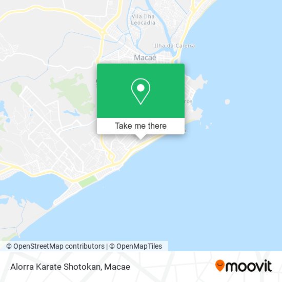 Alorra Karate Shotokan map