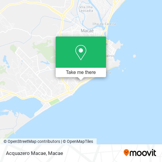 Mapa Acquazero Macae