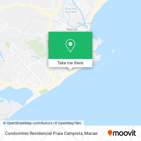 Mapa Condominio Residencial Praia Campista