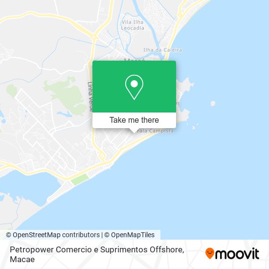 Mapa Petropower Comercio e Suprimentos Offshore