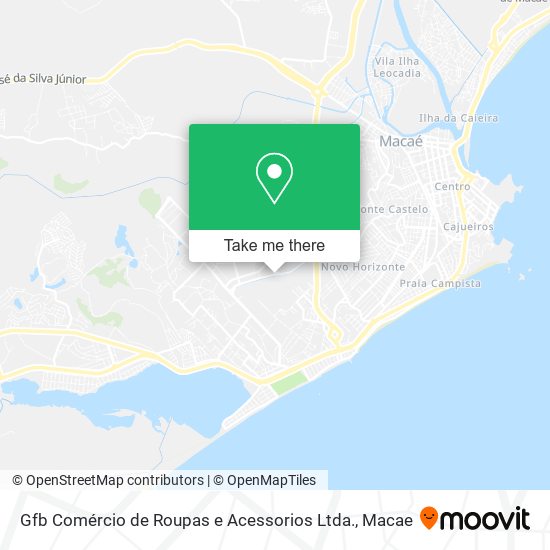 Gfb Comércio de Roupas e Acessorios Ltda. map