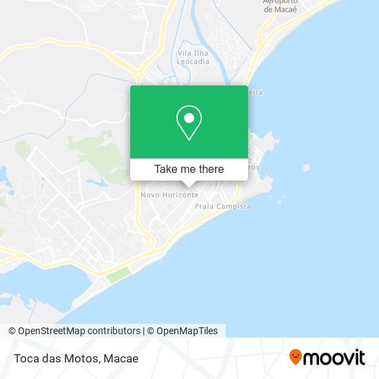 Toca das Motos map