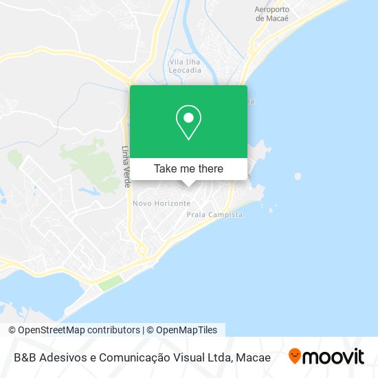 B&B Adesivos e Comunicação Visual Ltda map