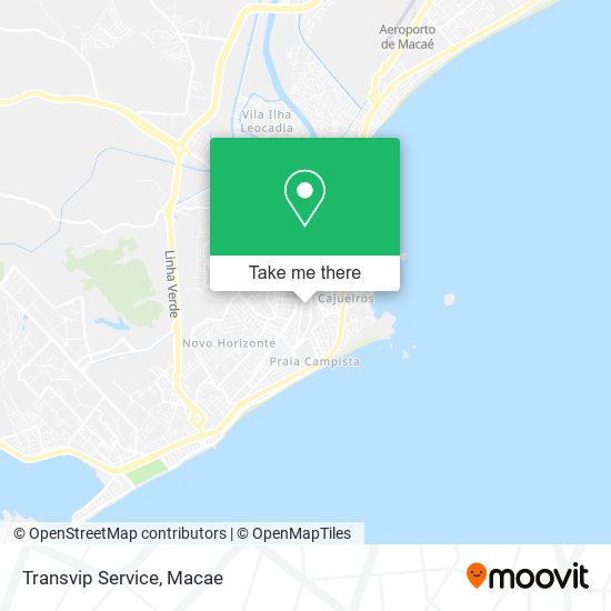 Transvip Service map