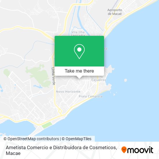 Ametista Comercio e Distribuidora de Cosmeticos map