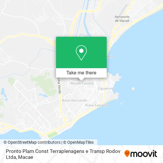 Pronto Plam Const Terraplenagens e Transp Rodov Ltda map