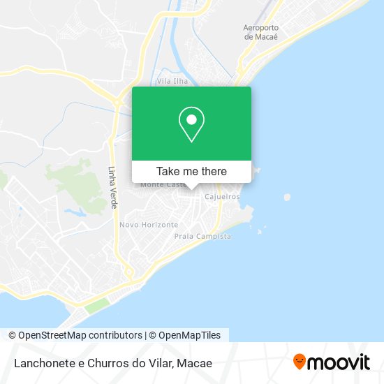 Lanchonete e Churros do Vilar map