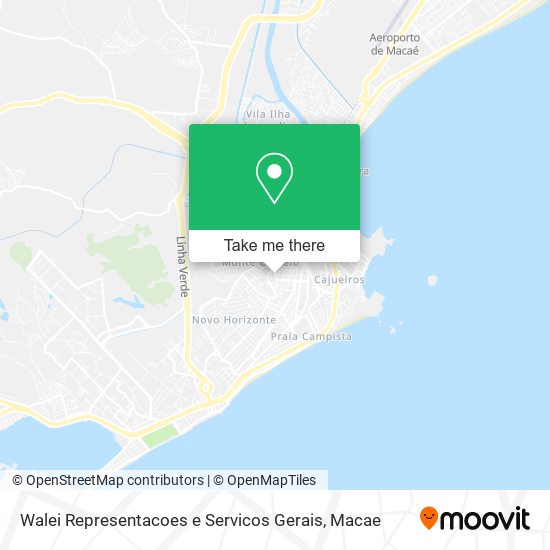 Walei Representacoes e Servicos Gerais map