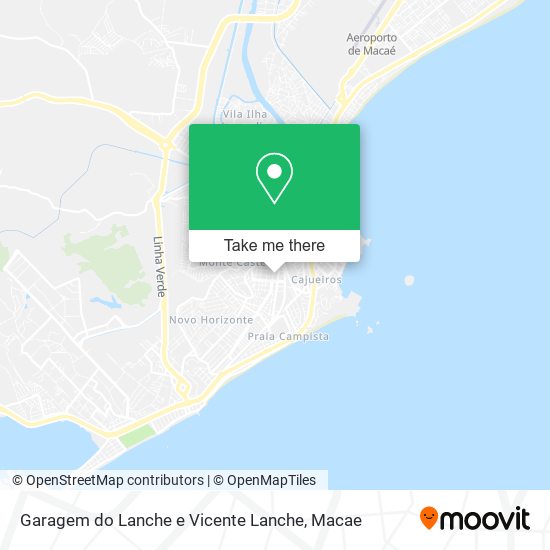 Garagem do Lanche e Vicente Lanche map