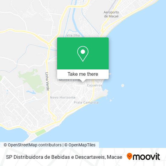 SP Distribuidora de Bebidas e Descartaveis map
