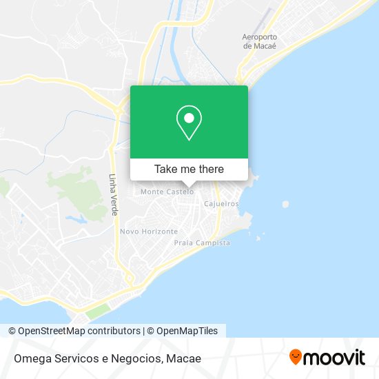 Mapa Omega Servicos e Negocios