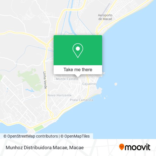 Munhoz Distribuidora Macae map